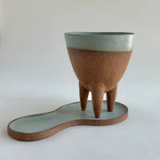 Treasure Tray Blue Planter